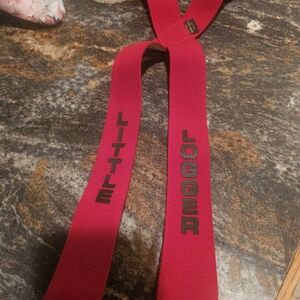 CS-0700Kids' 1-1/2" X-Back Little Logger Imprint Casual Clip-On Suspender